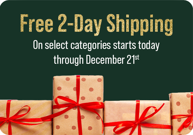 Free 2 day Shipping