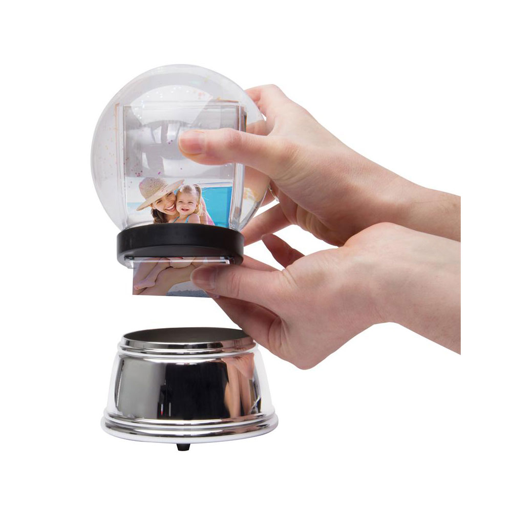 UPC 050122274902 product image for Sphere Photo Globe with Chrome Base | upcitemdb.com