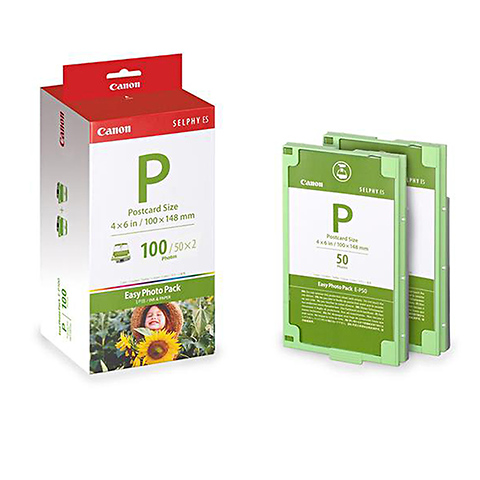 E-P100 Ink and Ribbon Pack 100 Sheets Image 0
