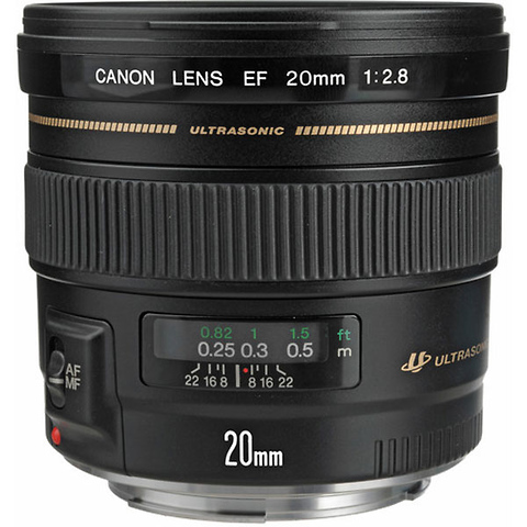 EF 20mm f/2.8 Ultra Wide Angle USM AF Lens Image 1