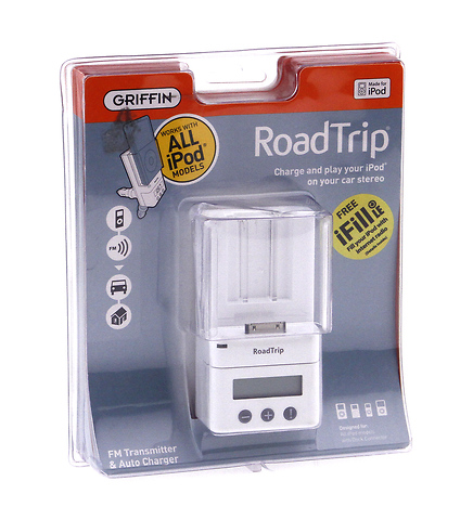 RoadTrip FM Transmitter and Auto Charger for iPod Image 0