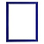 Angled W48 4x6 Blue Photo Frame