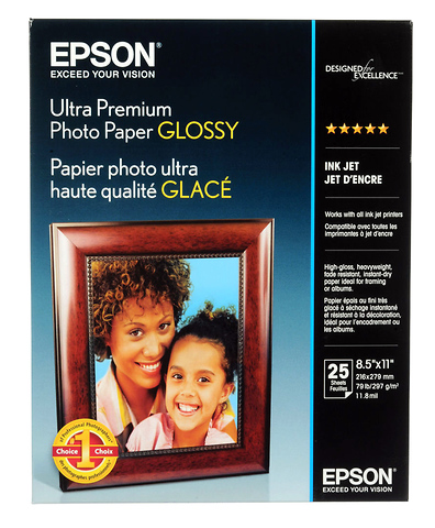 Ultra Premium Photo Paper Glossy 8.5 x 11in. - 25 sheets Image 0