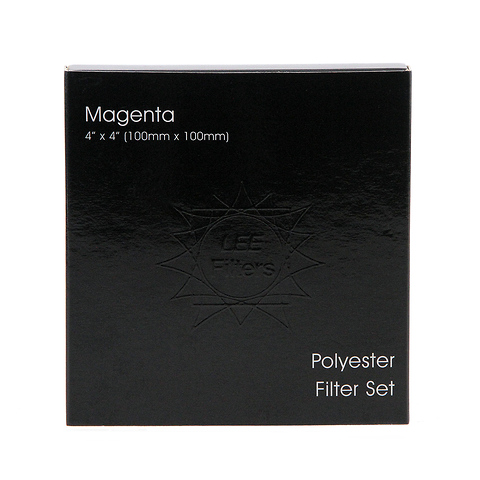 Magenta Color Compensating Polyester Filter Set with Gel Snap Holder Image 1