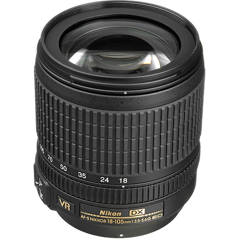 18-105mm f/3.5-5.6G ED VR AF-S DX Nikkor Autofocus Lens Image 0