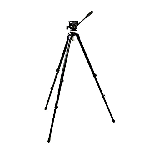 DST-1 Lightweight 2-Stage Tripod with Fluid Head Image 0