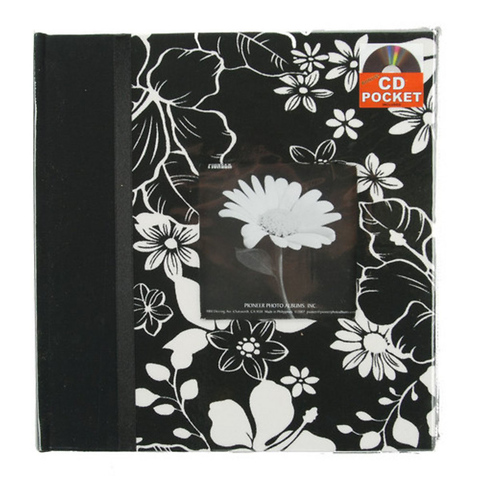 4x6 in. Fabric Bi-Directional Album (Black/White) Image 0