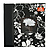 4x6 in. Fabric Bi-Directional Album (Black/White)