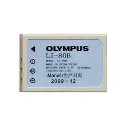 LI-80B Rechargeable Lithium-Ion Battery for Select Olympus Cameras Image 0