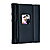 5 x 7in. Overlapping Cover Self-Stick Photo Albums - Black