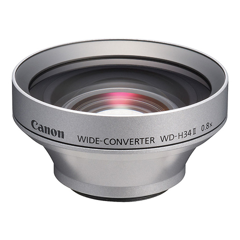 WD-H34 II 34mm 0.7x Wide Angle Converter Lens (Silver) Image 0