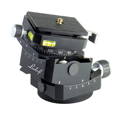 3D Micro Geared Leveling Pan & Tilt Head with Quickfix Image 0