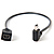 12 Inch (30.48 cm) TetherPro Mini-B USB 2.0 Left Angle Cable (Black)