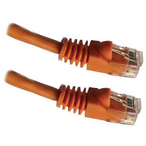 50 Ft (15.24 m) TetherPro Cat6 550 MHz Network Cable (Hi-Visibility Orange) Image 0