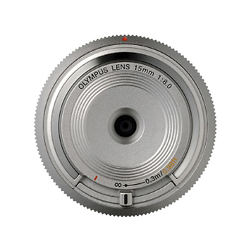 15mm f/8.0 Body Cap Lens - Silver
