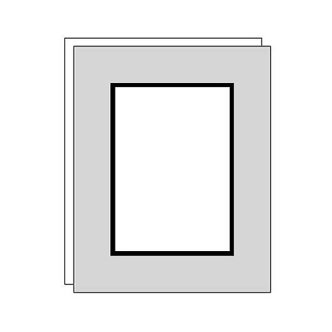 11x14/8x12 WC Single Mat (Black) Image 0