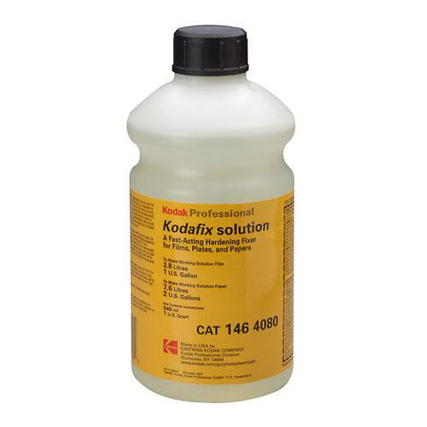 Kodafix Solution (Liquid) for Black & White Film & Paper - Makes 1 Gallon for Film/ 2 Gallons Image 0