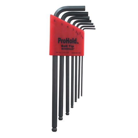 Set 7 ProHold Balldriver L-Wrenches 1.5-6mm Image 0