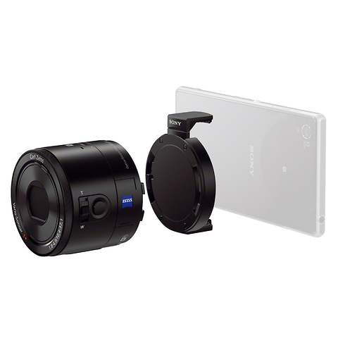 DSC-QX100 Smartphone Attachable Lens-style Camera (Black) Image 1