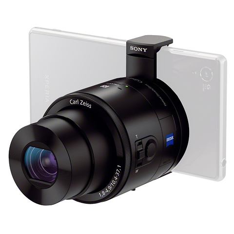 DSC-QX100 Smartphone Attachable Lens-style Camera (Black) Image 0