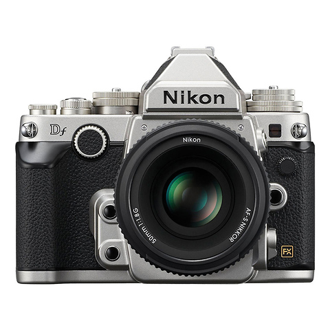 Df Digital SLR Camera with 50mm f/1.8 Lens (Silver) Image 1