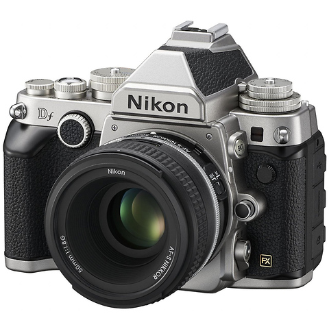 Df Digital SLR Camera with 50mm f/1.8 Lens (Silver) Image 0