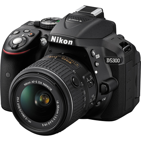 D5300 DSLR Camera with 18-55mm Lens (Black) Image 0