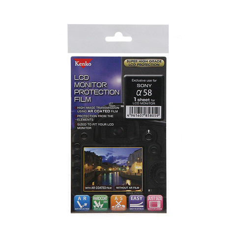 LCD Monitor Protection Film for the Sony A58 Image 0