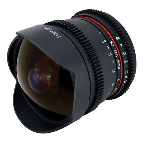 8mm T/3.8 Fisheye Cine Lens with Removable Hood for Canon EF Image 2
