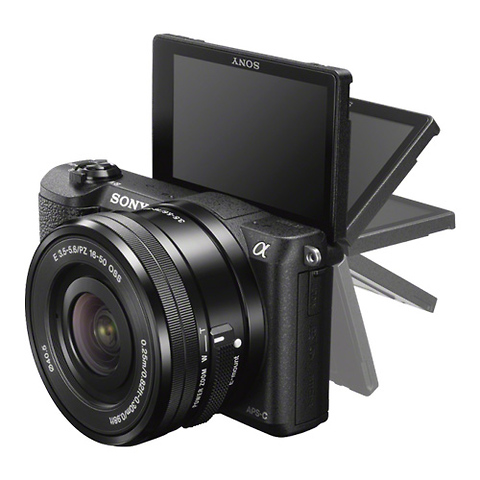 Alpha a5100 Mirrorless Digital Camera with 16-50mm Lens (Black) Image 4