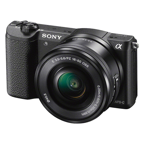 Alpha a5100 Mirrorless Digital Camera with 16-50mm Lens (Black) Image 6