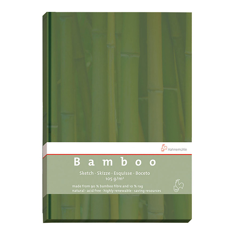 Bamboo Sketch Green Cover A5 Book (64 Sheets) Image 0