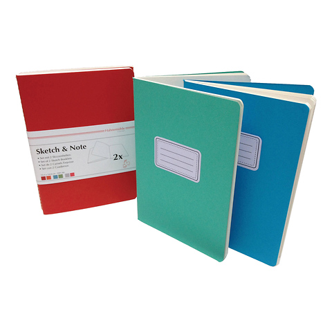 Sketch Note A6 Booklet Bundle (40 Sheets, Blue and Green) Image 3