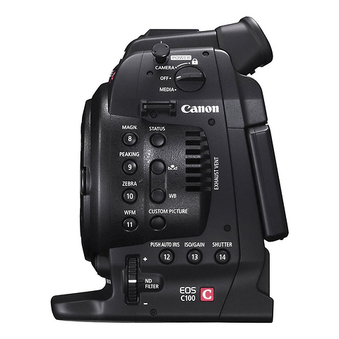 EOS C100 Cinema Camera Dual Pixel CMOS AF with EF 24-105mm f/4.0L and Ninja 2 Kit Image 3