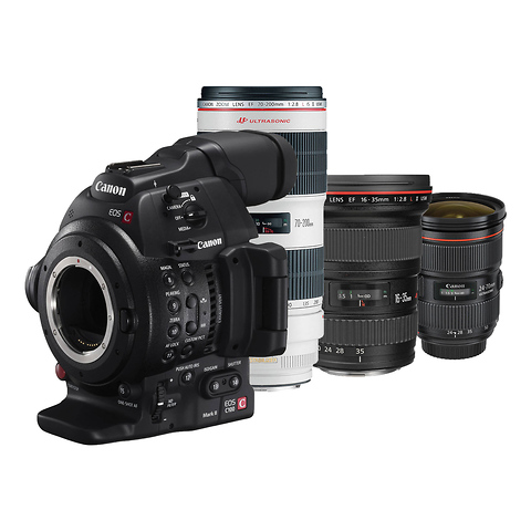 EOS C100 Mark II Cinema EOS Camera with Triple Lens Kit Image 0