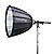 30 in. Parabolic Reflector with Focus Mount Pro and Cage Mount Strobe Adapter for Bowens