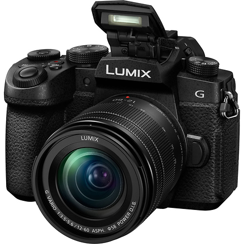 Lumix G95 Hybrid Mirrorless Camera with 12-60mm Lens and DMW-BGG1 Battery Grip Image 4