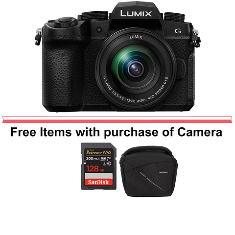 Lumix G95 Hybrid Mirrorless Camera with 12-60mm Lens and DMW-BGG1 Battery Grip Image 7