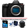 Lumix DC-S5 II Mirrorless Digital Camera Body (Black) with Lumix S 50mm f/1.8 Lens Thumbnail 9