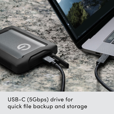 4TB G-DRIVE ArmorATD USB-C 3.2 Gen 1 External Hard Drive Image 4