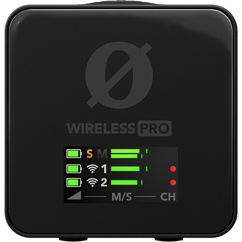 Wireless PRO 2-Person Clip-On Wireless Microphone System/Recorder with Lavaliers (2.4 GHz) Image 2