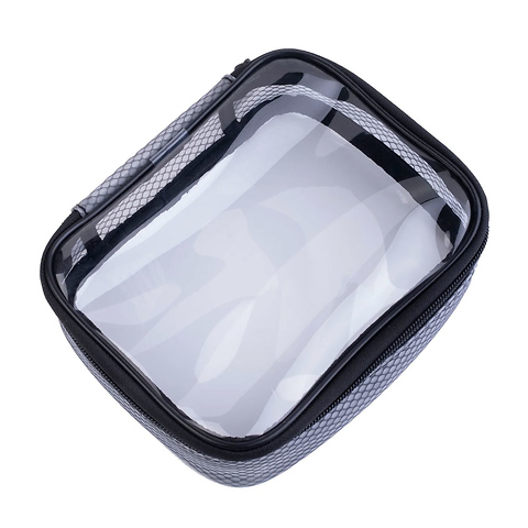 Set of Small, Medium and Large Thermoplastic Polyurethane(TPU) Transparent Cases (Black) Image 1