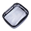 Set of Small, Medium and Large Thermoplastic Polyurethane(TPU) Transparent Cases (Black) Thumbnail 1