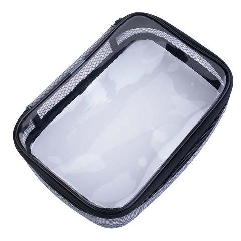 Set of Small, Medium and Large Thermoplastic Polyurethane(TPU) Transparent Cases (Black) Image 2