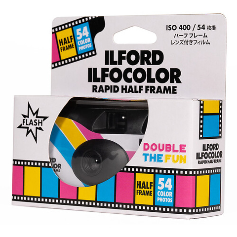 Ilfocolor Half Frame Single Use Camera (54 Exposures) Image 3