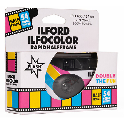 Ilfocolor Half Frame Single Use Camera (54 Exposures) Image 2