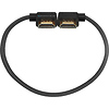 12 in. Right-Angle to Left-Angle High-Speed HDMI Cable (Raven Black) Thumbnail 1