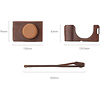 Leather Half Case Kit for Fujifilm X100VI Thumbnail 1