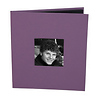 CD Holder with 2x2 Front Cover Photo Window, Purple Thumbnail 0