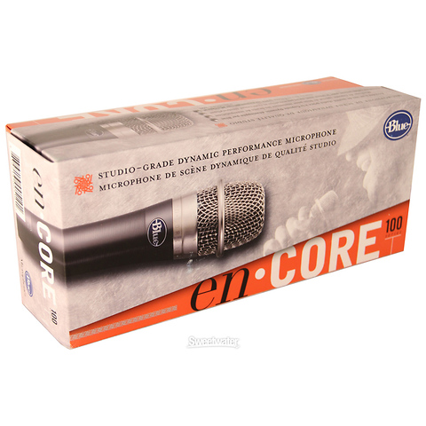 enCORE 100 Dynamic Handheld Cardioid Microphone (Silver) Image 1